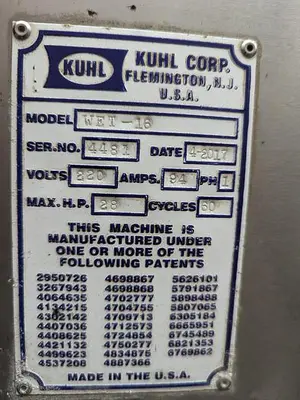 USED 2017 KUHL CORP WET-16