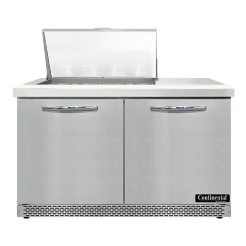 Continental SW48N12M-FB 48" Sandwich/salad Prep Table W/ Refrigerated Base, 115v