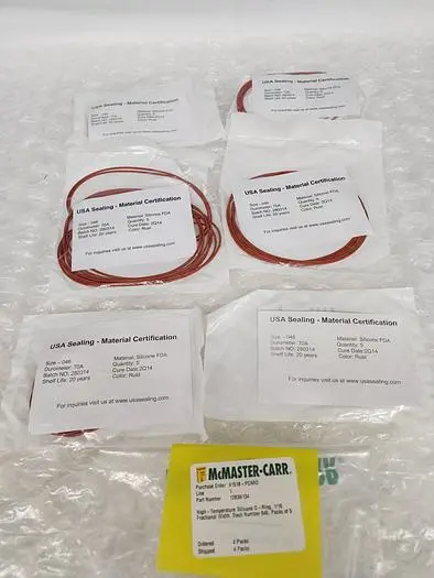 SILICON O RINGS 70A SIZE 046