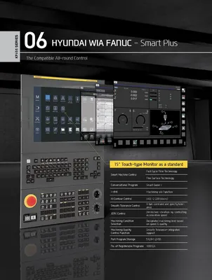 HYUNDAI WIA CNC MACHINE TOOLS KF5 Vertical Machining Centers | Hillary Machinery (3)