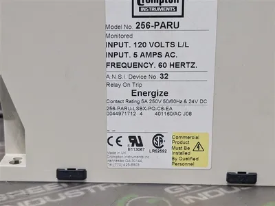 Crompton Instruments 256-PARU PROTECTOR Generator Relay Module Used