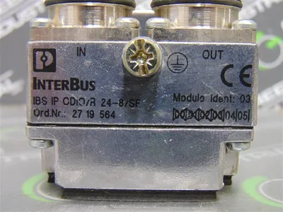 Phoenix Contact 27 19 564 InterBus I/O Module IBS IP CDIO/R 24-8/SF Used