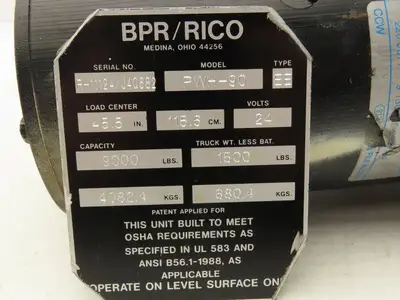 John S Barnes 220 0871 Hydraulic Pump Motor 24VDC Off Rico PWH-90