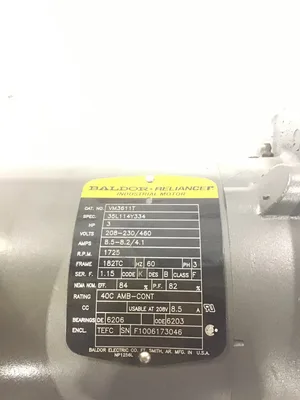 Baldor VM3611T Industrial Electric Motor 3HP 1725RPM