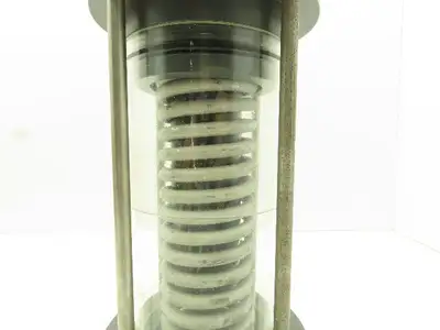Plast-o-matic ES200B-NC 2" Shutoff Valve PVC Spring Return NC Pneumatic Powered