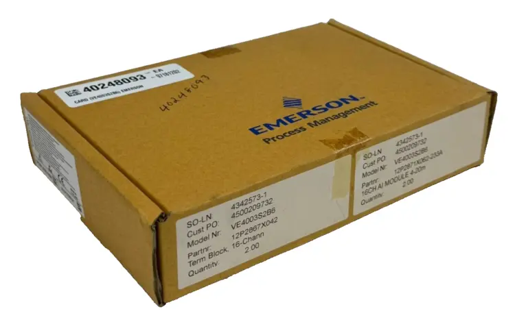 New | in-Stock EMERSON 12P2871X062-233A Misc Electrical & Power Parts | SB Industrial Supply #838923
