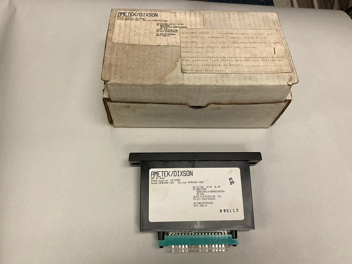 Used AMETEK BE051AXXL4/20MADCV89994 Industrial Controls Ohio US | Surplus Asset Holdings #1236508