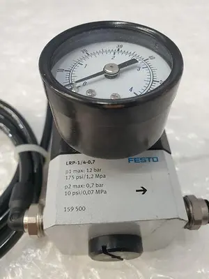 FESTO LRP-1 4-0,7 PRECISION PRESSURE REGULATOR