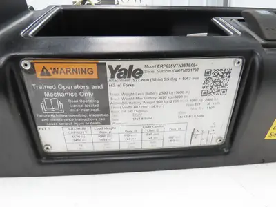 Yale 8818770 Forklift Front Left Drive Axle & Motor 5-Lug Off ERP035VTN36TE084
