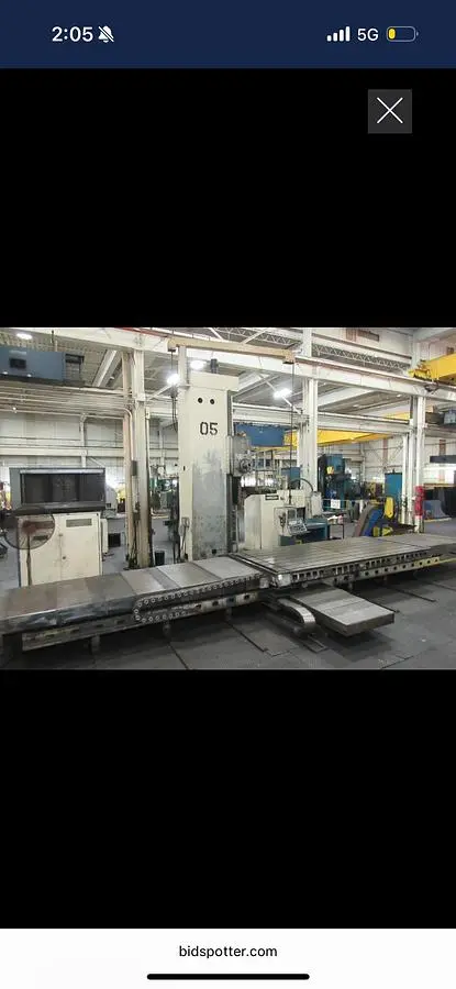 Used 1990 GIDDNGS & LEWIS H6T Horizontal Table Type Boring Mills Ohio US | OPINCAR MACHINERY #1362716