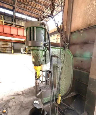 100 TON PEDDINGHAUS MODEL #WP-100-12  PORTABLE HYDRAULIC WEB PUNCH PRESS: YOBRO #24626