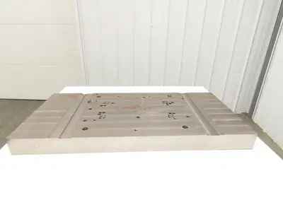 Carbon Steel Flat Fixture Plate 3.22" x 20" x 42"  760Lbs