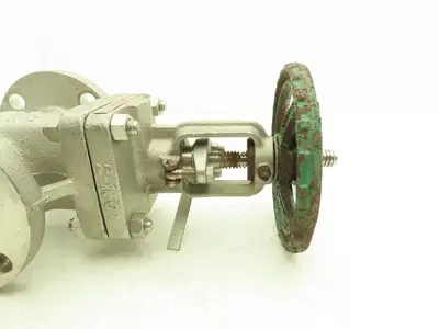 Kitz 2-150 Stainless Gate Valve 2" Flanged Class 150 170PSI Rising Stem