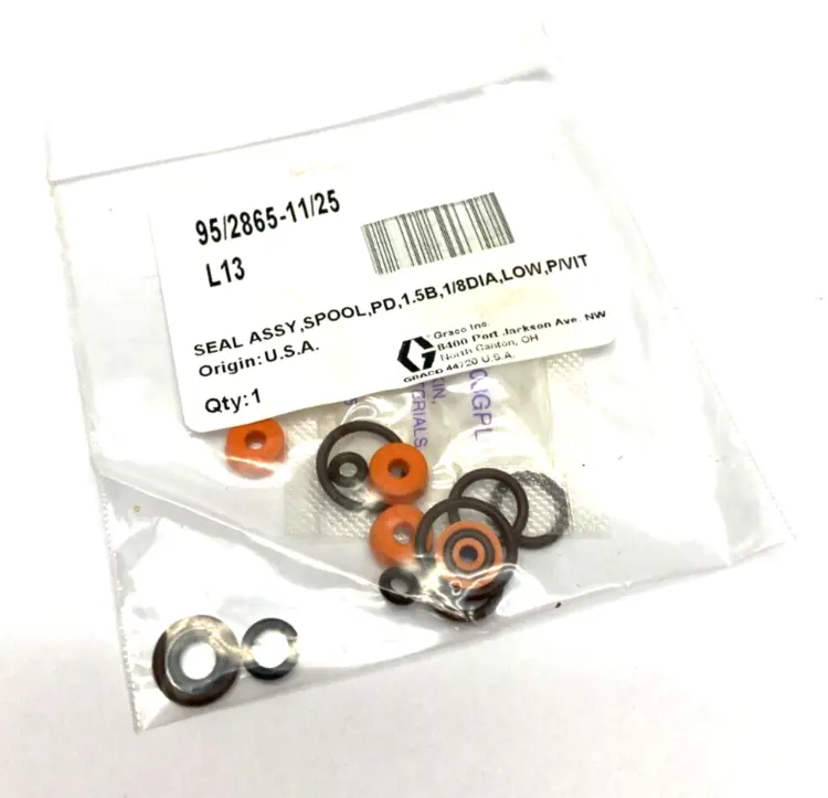 New | in-Stock Graco Seal Assembly Repair Kit SPOOL PD 1/8" 1.5B P/Viton Seals & Gaskets Michigan US | Maverick Industrial Sales #1489885
