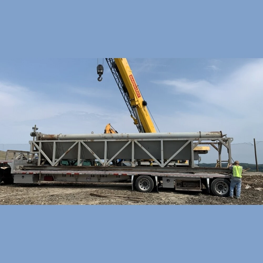 45yd³ Twin Screw Live Bottom Bin