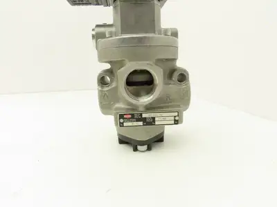 Herion 80-265-70 Pneumatic Air Indirect Solenoid Actuated Poppet Valve 24V Coil