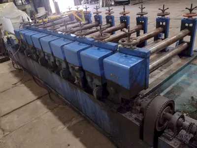 17 STAND X 4" X 48" B&K MODEL #2B-35 RAFTED ROLLFORMER: STOCK #18127
