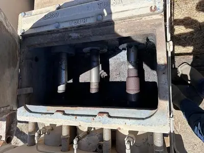 GASO 3968-F / 100 HP Triplex Pump size 2.5” x 5” with Steel Fluid End SN 44483