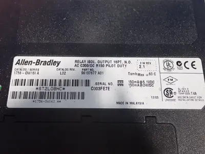 Used ALLEN BRADLEY 1756OW16I PLC Input & Output Ohio US | HGR 24 #864342