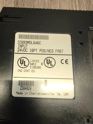 Used GE FANUC IC693MDL646C PLC Input & Output South Carolina US | ESS Industrial Equipment Sales #1275120