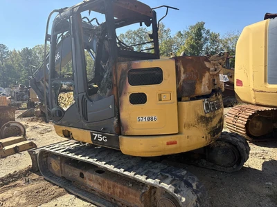 Used 2013 DEERE 75G Crawler Excavators Tennessee US | Moore Equipment #1517463