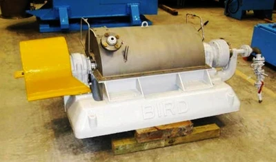 Bird 18 x 28 solid bowl decanter centrifuge, 316SS.