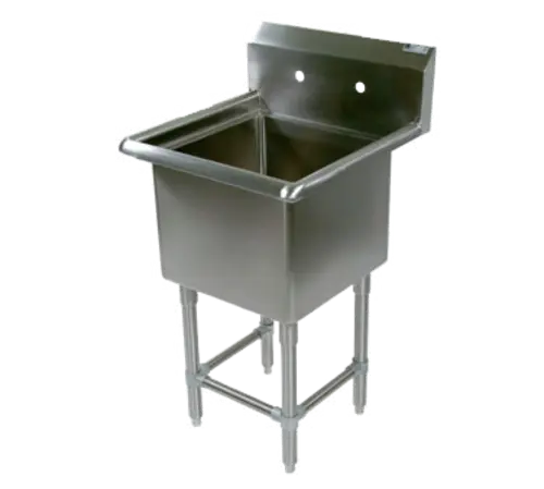 John Boos 1PB24 Commercial Hand Sink w/ 24"L x 24"W x 12"D Bowl