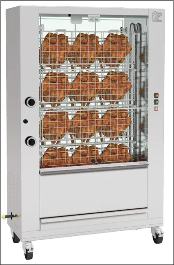 124-0157 Rotisol Gas 4 Door Rotisserie Oven