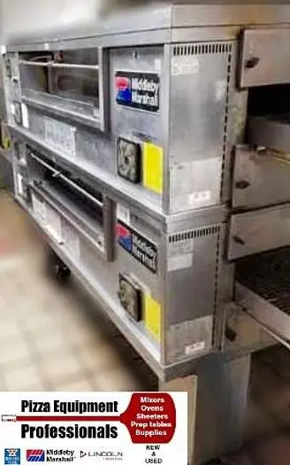 Middleby Marshal PS570 Gas double stacked conveyor pizza ovens