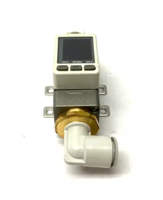 USED SMC DIGITAL AIR FLOW SWITCH 5~500L/MIN, DUAL-COLOR