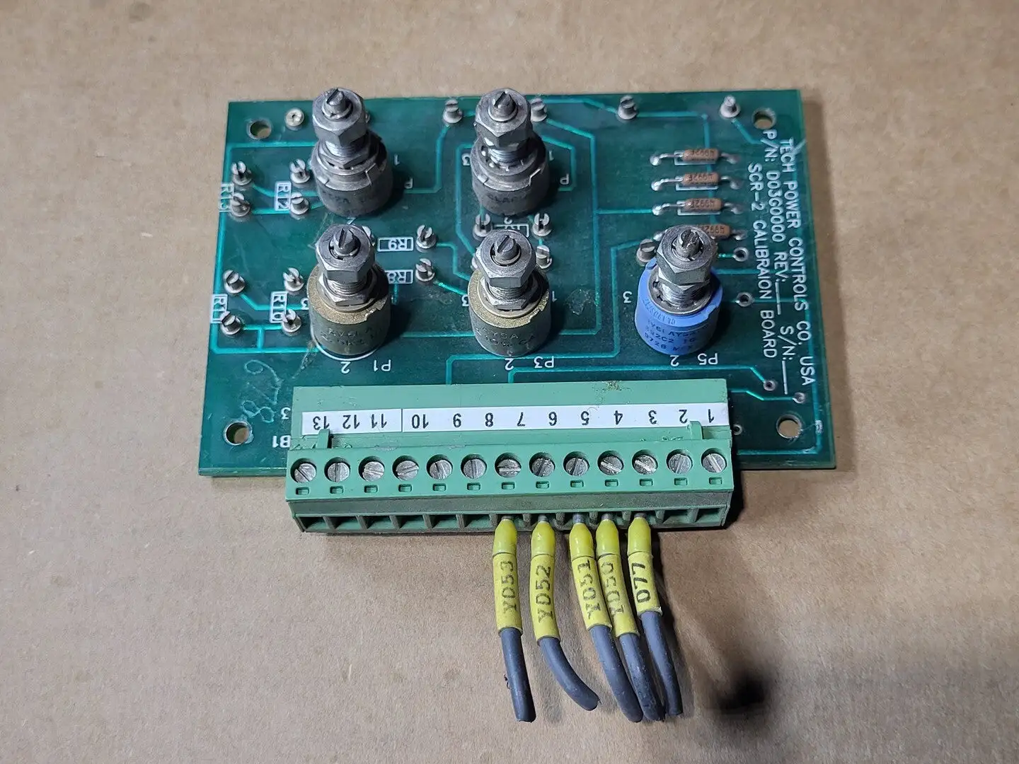 USED TECH POWER CONTROLS D03G0000
