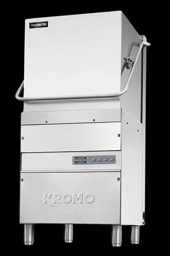 Kromo Hood-110-USA Upright High-Temperature Dishwasher | Trento – 220-240V, 1 Ph, 10.92 kW