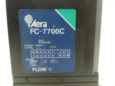 Aera FC-7700C Mass Flow Controller 20 SCCM Stainless Steel Gas FC7700C