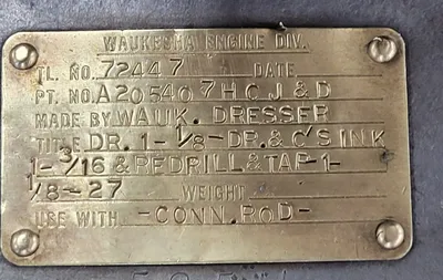 WAUKESHA TL No: 72447 Tooling & Accessories, Tooling | Machinery Central (5)