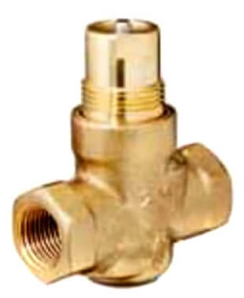 Siemens 599-02036 1/2" 2-Way N/O Brass Globe Valve Body Female x Female (1.6 Cv) [New]