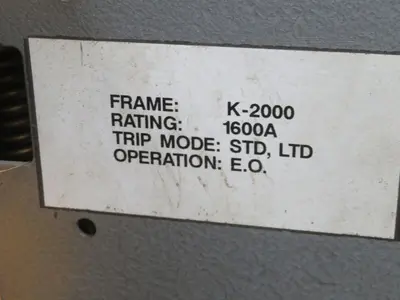 Used ITE K-2000 Circuit Breakers Texas US | Aucto #1308397