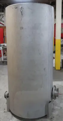 SPC8685  Tank 350 gallon vertical tank, Stainless Steel, flat