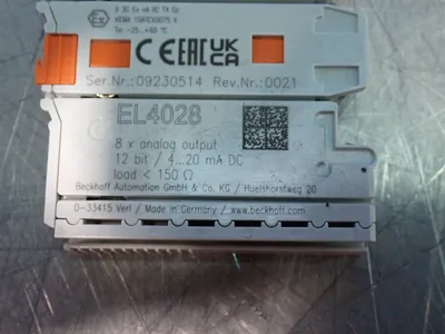 Used BECKHOFF EL4028 PLC Input & Output Ohio US | HGR 24 #1006736