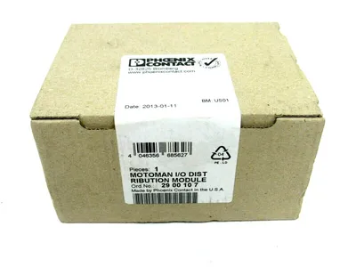 NEW SEALED PHOENIX CONTACT 29-00-10-7 DISTRIBUTION MODULE 2900107