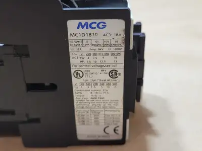 Used MCG MC1D1810 Switchgears British Columbia CA | Lenmark #1438451