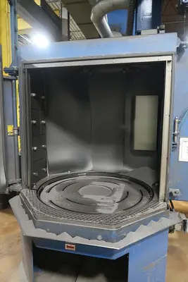 NEW 2012 WHEELABRATOR 48" FIXED TABLE
