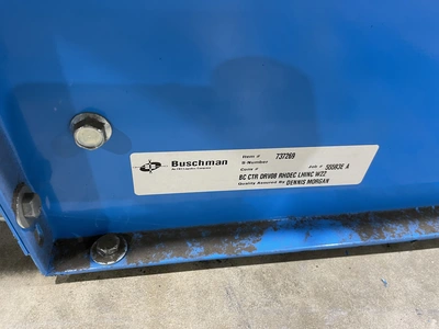 Buschman 404 Roller Conveyer set, Width: 22", Length: 18'5", w/