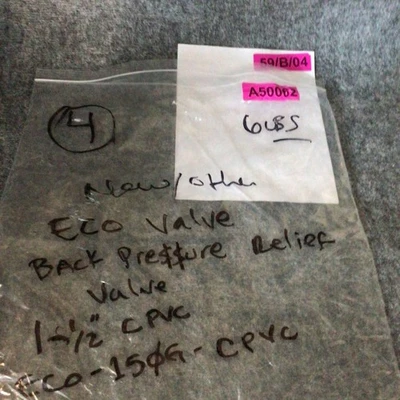 New | in-Stock ECO Valve ECO-150G-CPVC Valves/Fittings California US | Davliegogo LLC #1729683