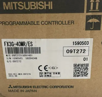 NEW MITSUBISHI FX3G-40MR/ES PROGRAMMABLE CONTROLLER FX3G40MRES