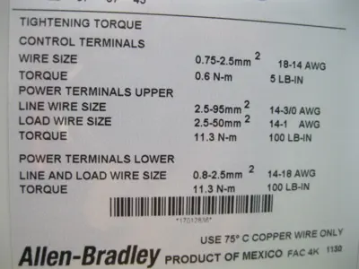 USED Allen-Bradley 150-F43NCD