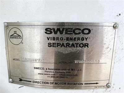 Used SWECO _UNKNOWN_ Sweco Screens Connecticut US | DMC Industries #1282004