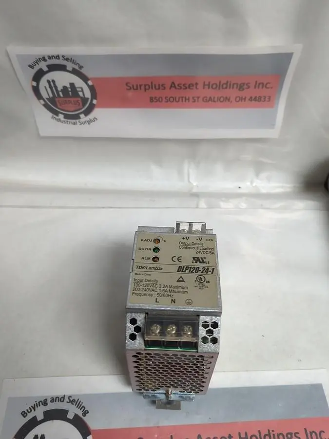 Used TDK DLP120-24-1 Miscellaneous Equipment (Electrical & Power) | Surplus Asset Holdings #1201906