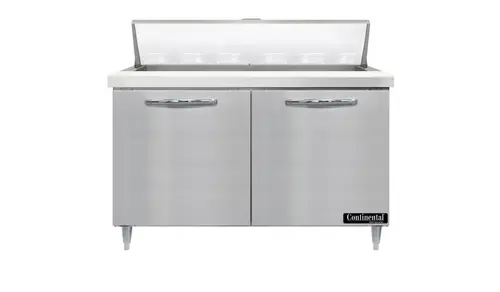 Continental D48N18M 48" Designer Line Sandwich/salad Prep Table W/ Refrigerated Base, 115v