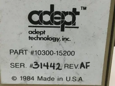 USED ADEPT 10300-15200 REV AF