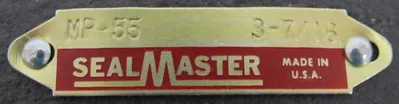 NEW SEALMASTER MP-55 PILLOWBLOCK GEN GOLD SET SCREW 3-7/16" BORE MP55
